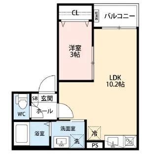 GRANDBLUE nagasukaⅡ【2階】の間取り