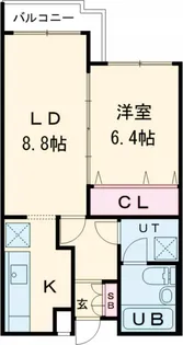 レジデンスELM【2階】の間取り