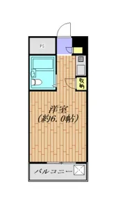 大伸参番館【4階】の間取り