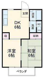 ハイグレード峯岸Ⅱ【101号室】の間取り