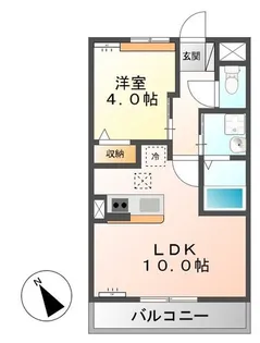 エトワールA【2階】の間取り