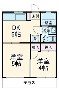 レジデンス宮前【102号室】の間取り