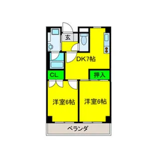 エミナンスF【103号室】の間取り
