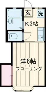 ドエルパークサイド【205号室】の間取り