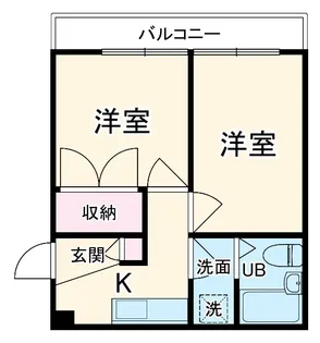 ミュージアム・コンド・百合ヶ丘【1階】の間取り