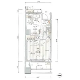 アクシア八王子【801号室】の間取り