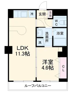 リヴシティ関内【8階】の間取り