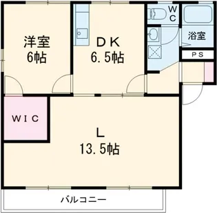 フラットトガミ【2階】の間取り