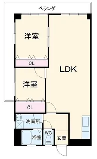 シャトー振甫【2階】の間取り