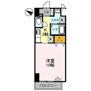 グランディールタカラ【602号室】の間取り