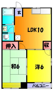 Tハウス【102号室】の間取り