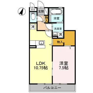 インペリアルパレス【3階】の間取り