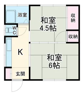 コーポ春日部【2階】の間取り