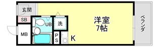 美穂ヶ丘サカタハイツ【4階】の間取り