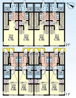 コンフォート八王子【1階】の間取り