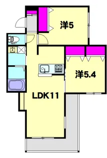 ヴィステリオ【301号室】の間取り