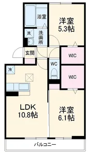 愛宕ビューハイツ 2【1階】の間取り