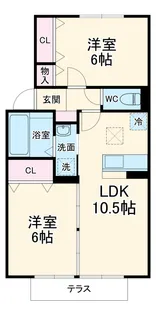 ヴェルドミールSAKAE【1階】の間取り