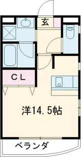 パピーガーデン【407号室】の間取り