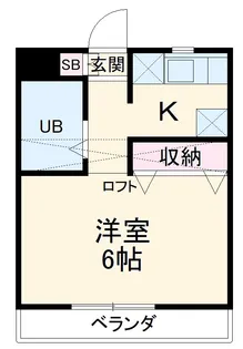 小池ハイツ【2階】の間取り