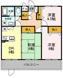 フォレストジョウエイ【102号室】の間取り