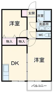 ビュー金上 C棟【1階】の間取り