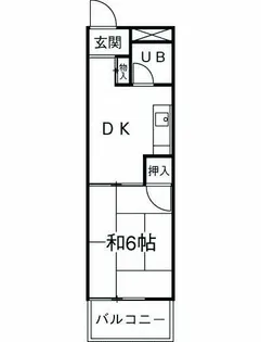 メゾン千里【403号室】の間取り