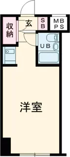 ハローレジデンス西葛西【4階】の間取り