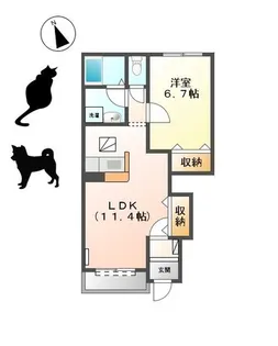 ピソ・フロール【103号室】の間取り