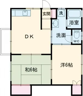 コーポハイネスC【202号室】の間取り