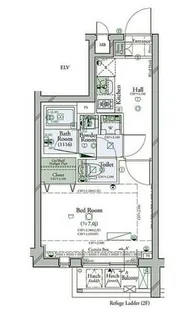 コンシェリア駒沢 THE RESIDENCE【3階】の間取り