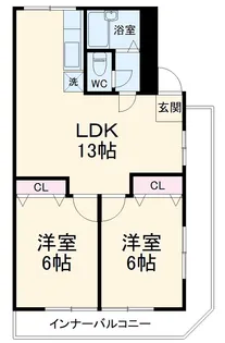 リアライズ自由ヶ丘【3階】の間取り