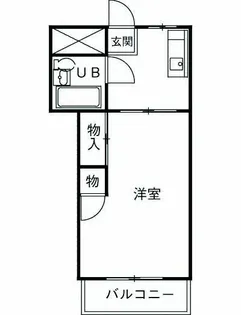 富佳ハイツ【205号室】の間取り