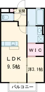 Y2ヤナゼパナハイツ【1階】の間取り