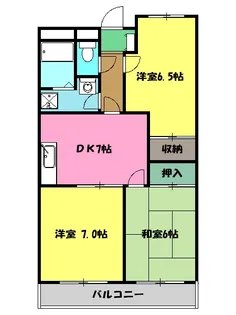 中村レジデンス【302号室】の間取り