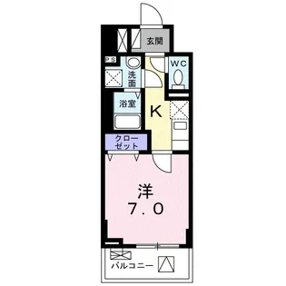 ジョリ シャルマン【2階】の間取り