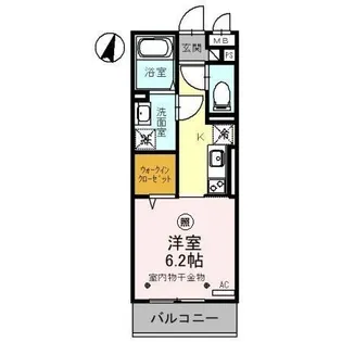 プレイヤード浦和【2階】の間取り