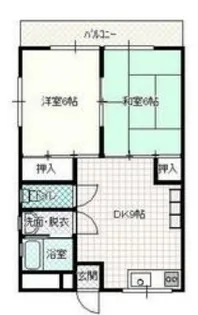 矢田ビル【405号室】の間取り
