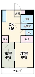 矢田ビル【401号室】の間取り
