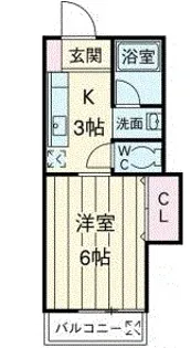 コーポチトセ【1階】の間取り