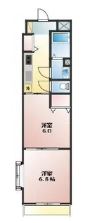 カサルチェーロ【4階】の間取り