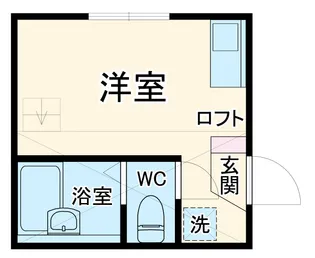 ユナイト市沢エランクール【201号室】の間取り