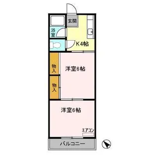 メゾン樹【2階】の間取り