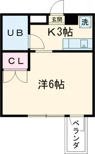 ウイングマンション【3階】の間取り