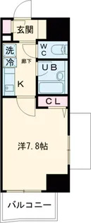 ユリカロゼ西新井駅前【3階】の間取り