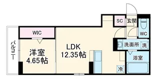 ディオブレス【2階】の間取り
