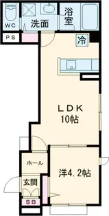 Lei Mejiro【1階】の間取り