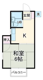 デュークハイツクロガネ【203号室】の間取り