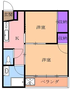 大和マンション【301号室】の間取り