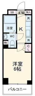 グランカーサ市川国府台【7階】の間取り